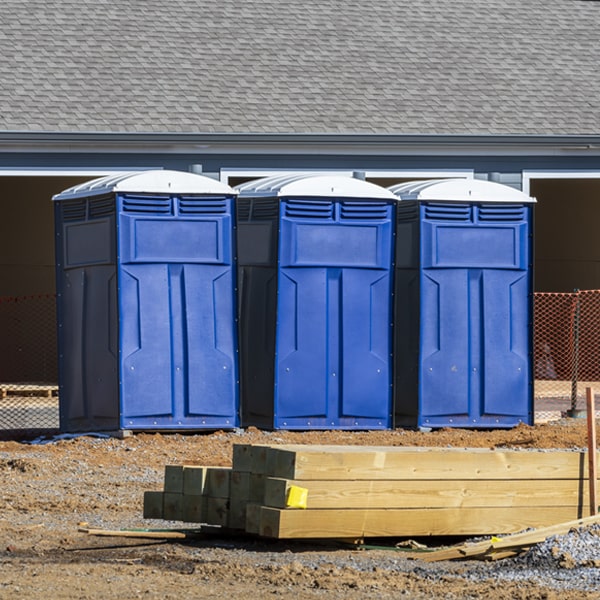 what is the expected delivery and pickup timeframe for the porta potties in South Williamsport PA